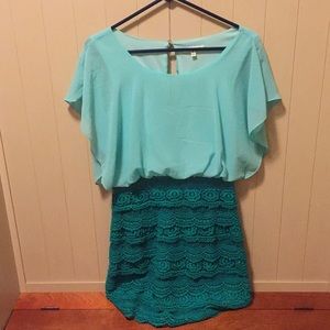 Turquoise Dress